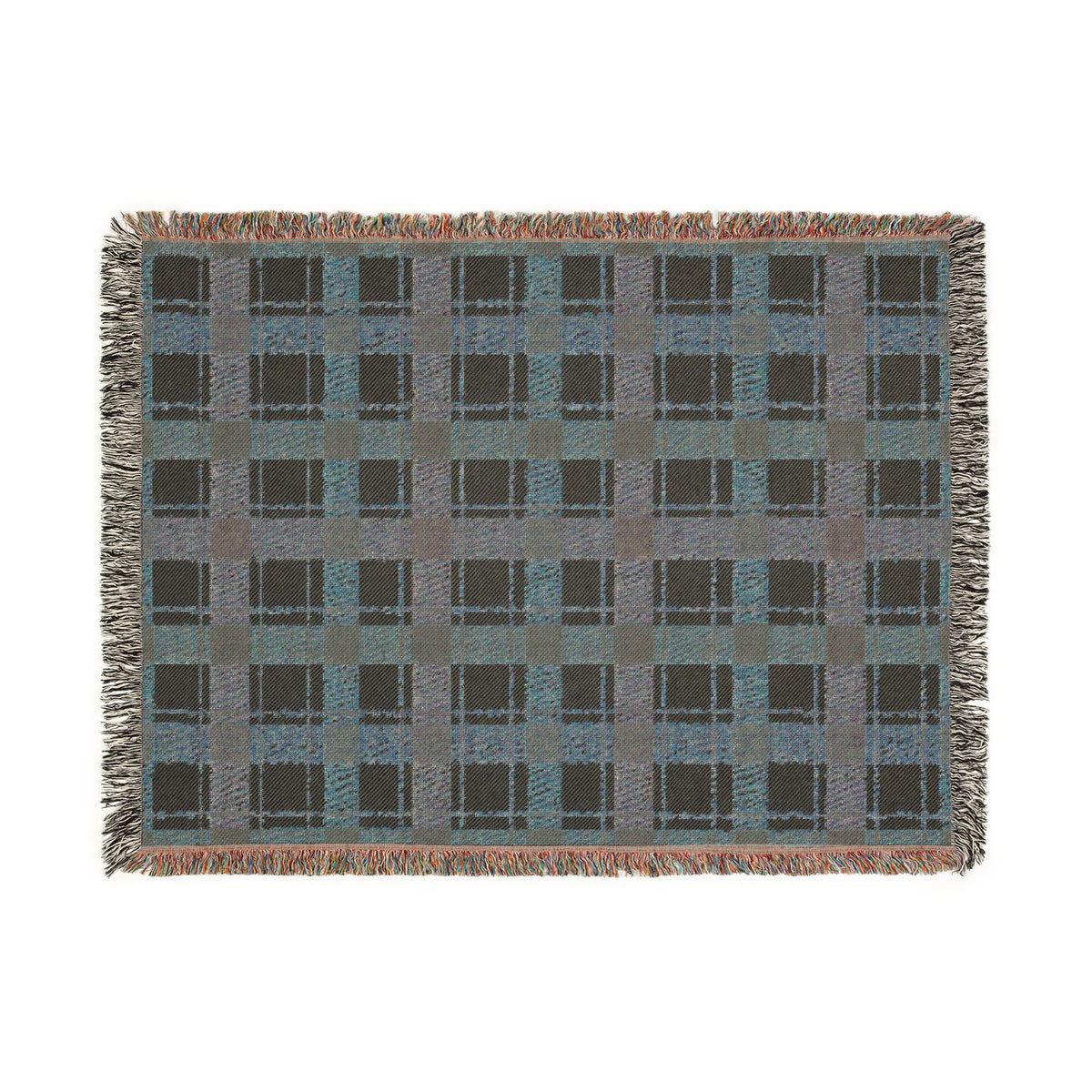 Autumn Plaid Woven Throw