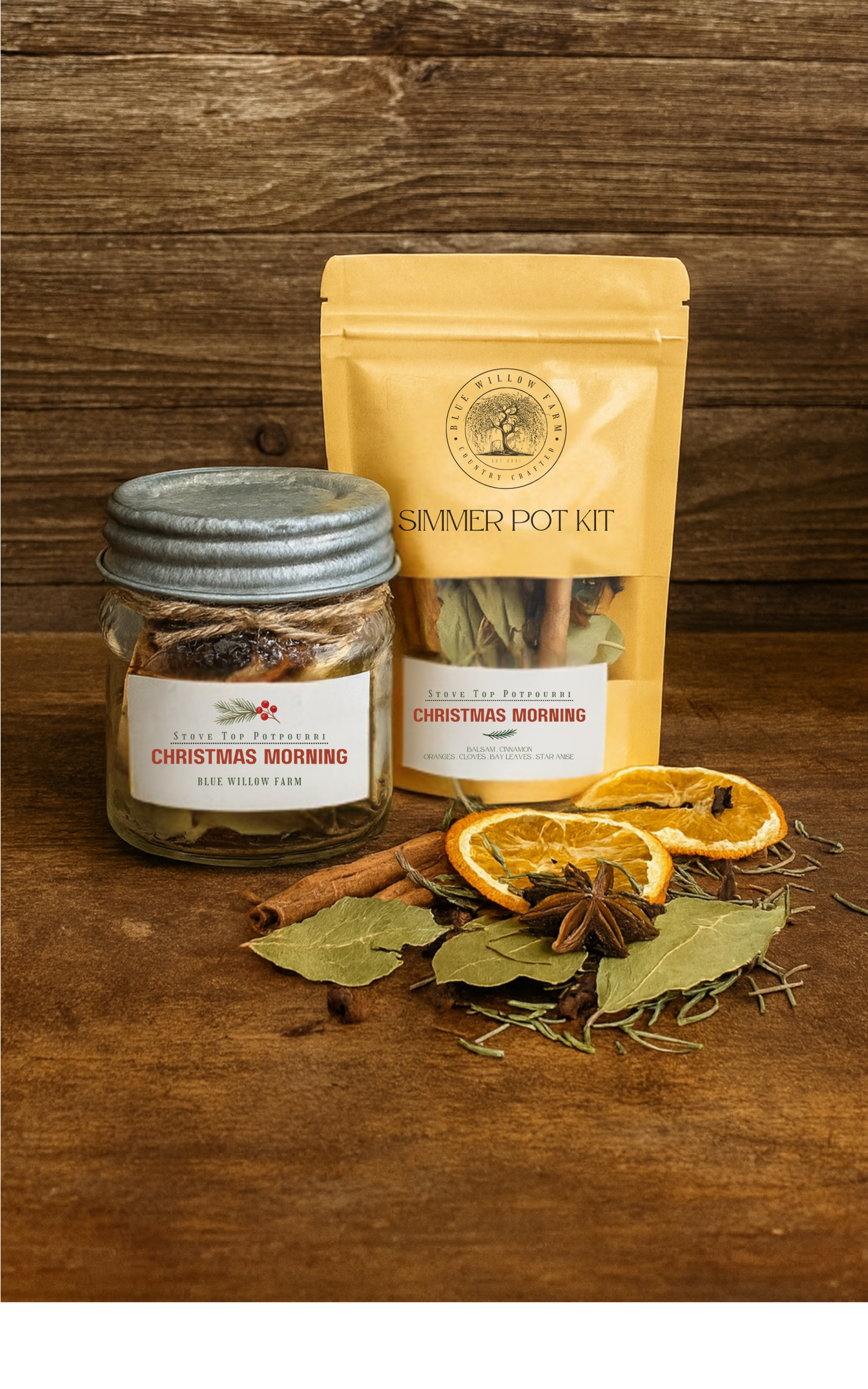 Christmas Morning Simmer Kit Jar
