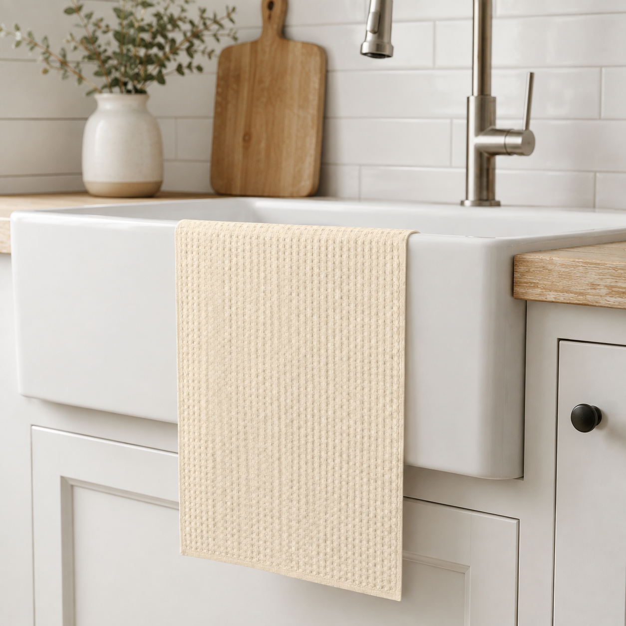 Oatmeal Waffle Tea Towel