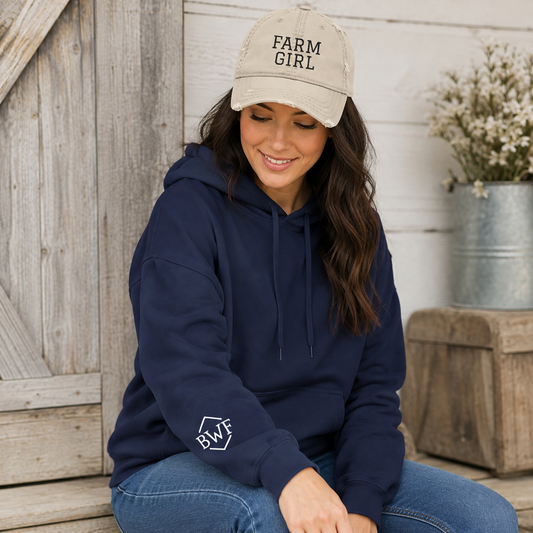 Navy BWF Hoodie