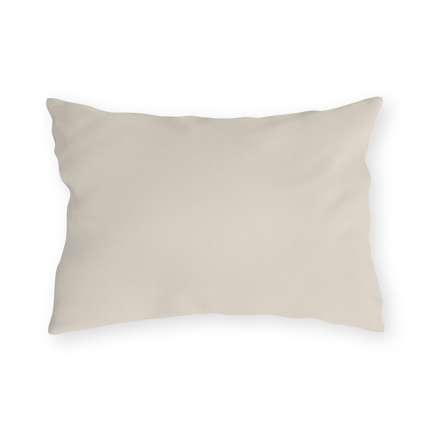 Outdoor Pillow — Neutral Beige Weatherproof Patio Cushion