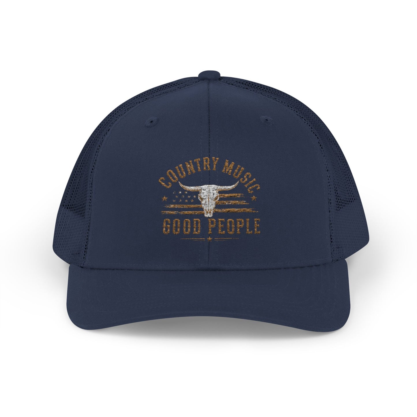 Country Music Longhorn Trucker Cap