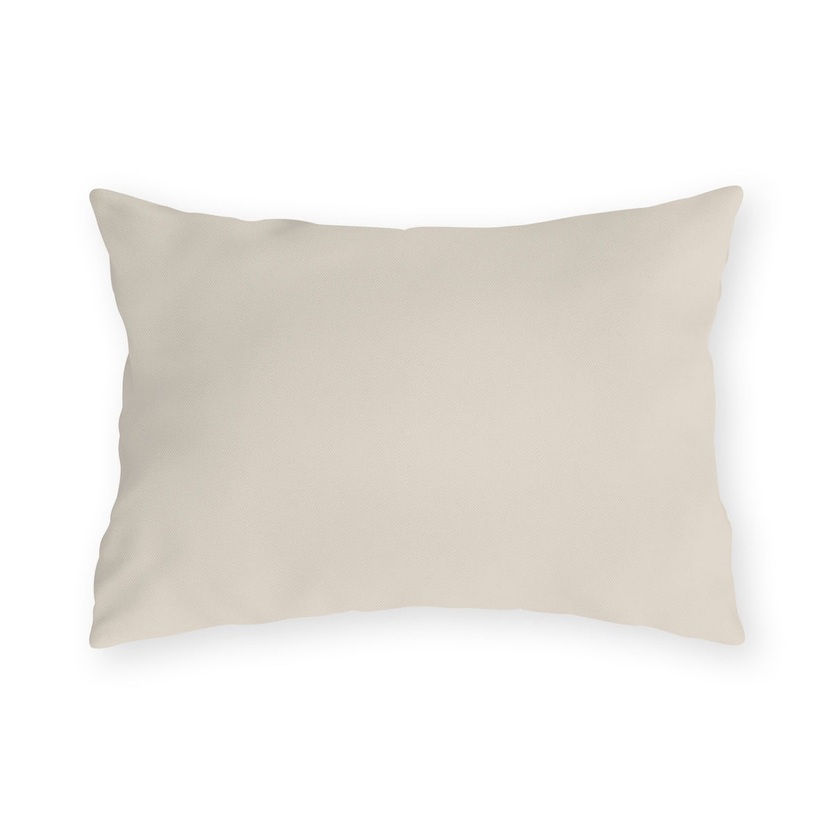 Outdoor Pillow — Neutral Beige Weatherproof Patio Cushion
