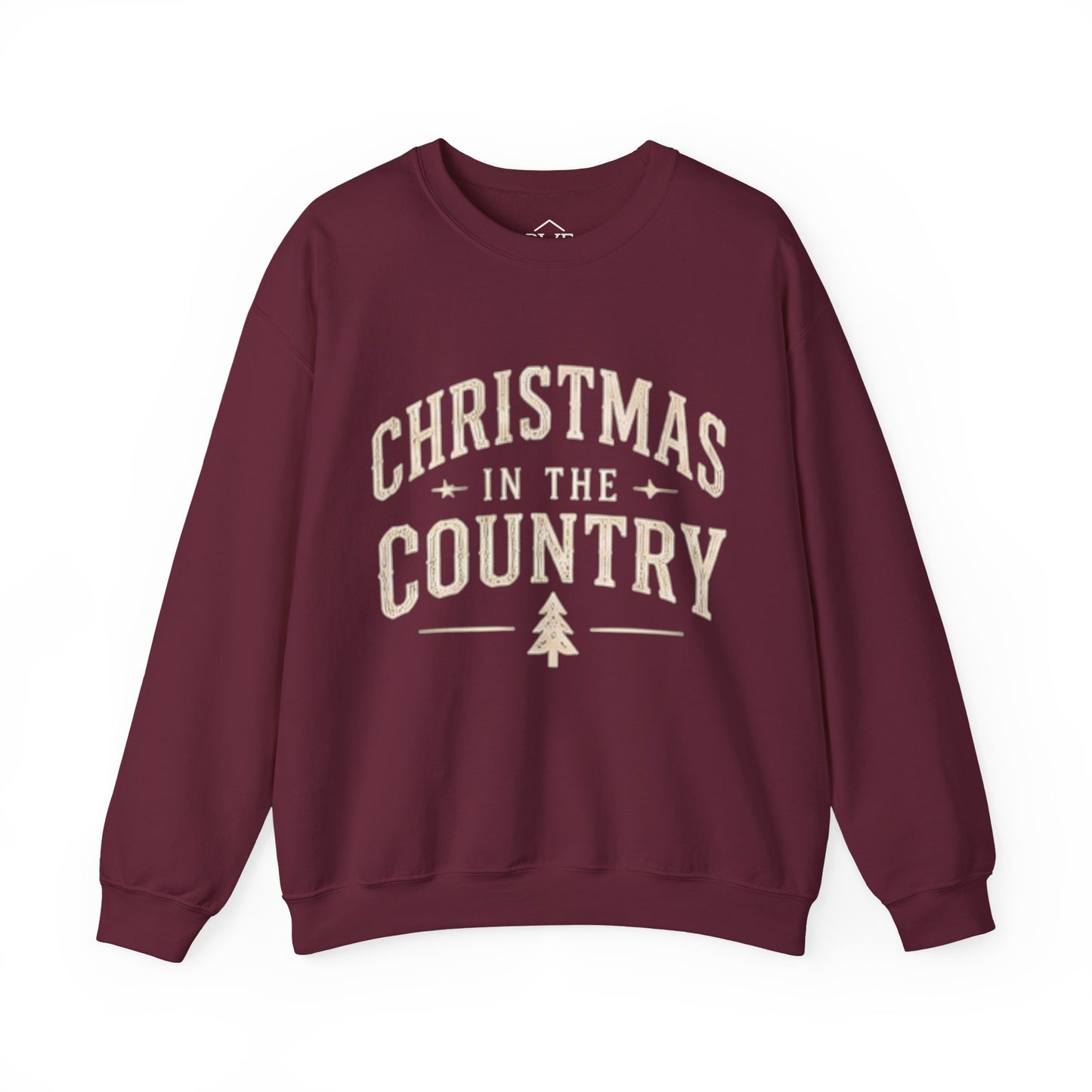 Christmas in the Country Western Sweatshirt