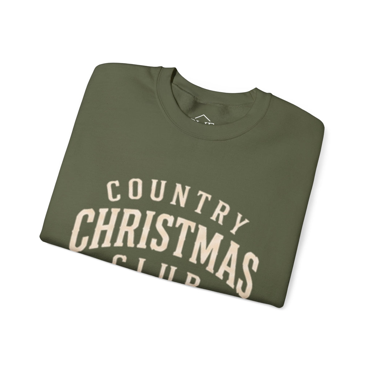 Country Christmas Club Sweatshirt - Green