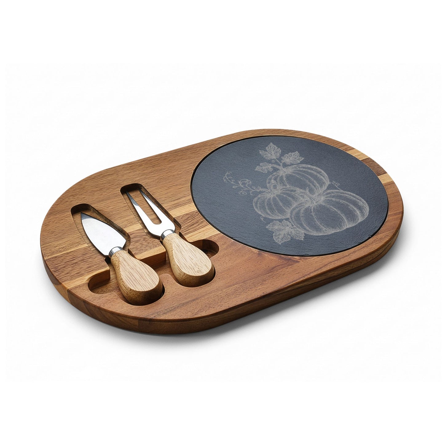 Engraved Pumpkin Charcuterie Board