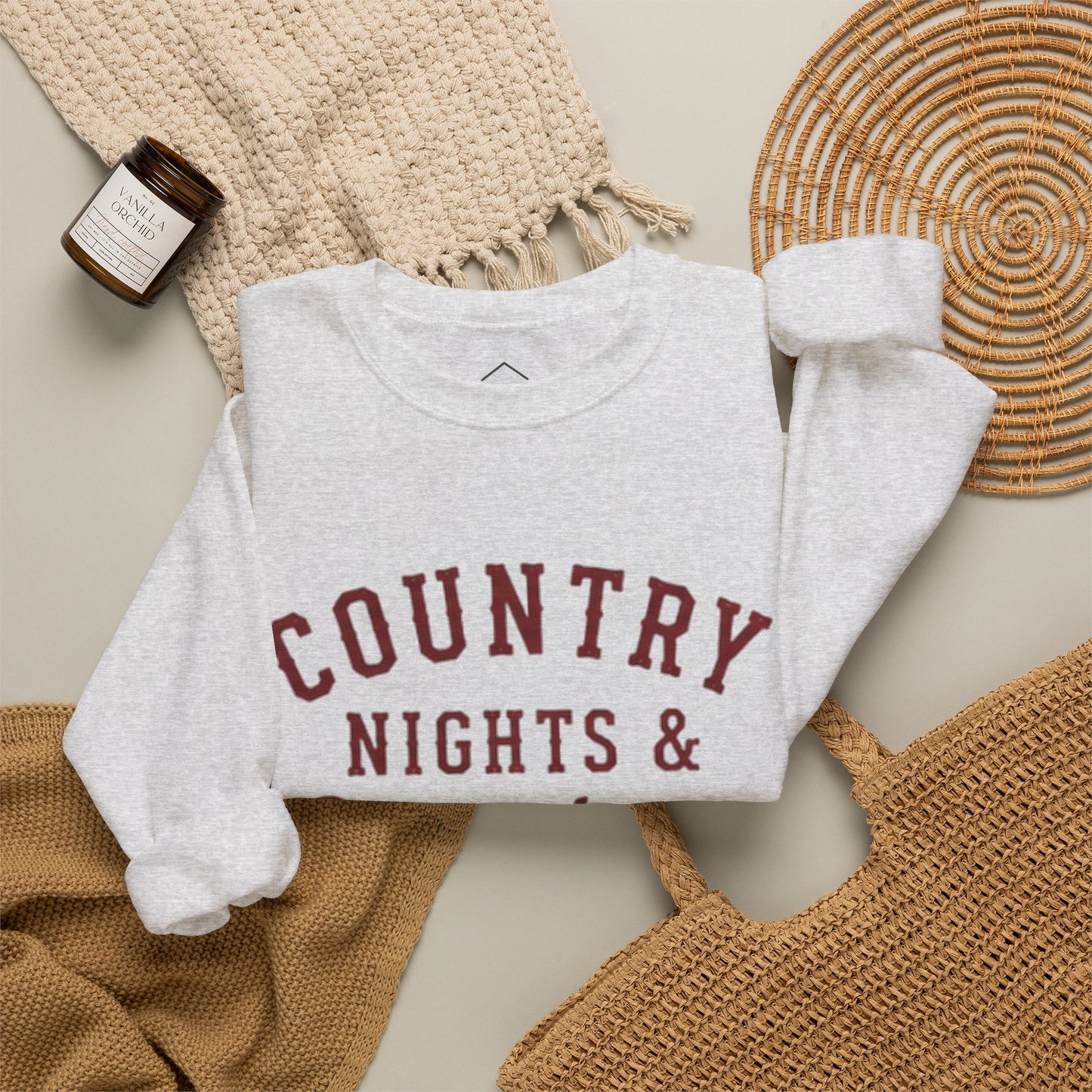 Country Nights & Christmas Lights Sweatshirt