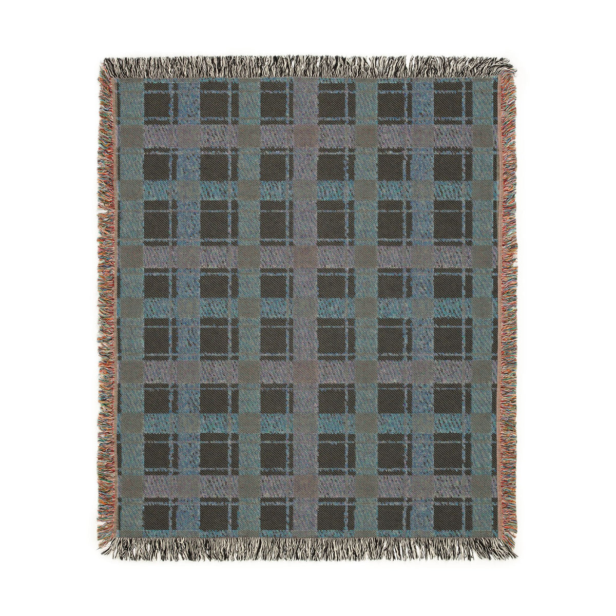 Autumn Plaid Woven Throw