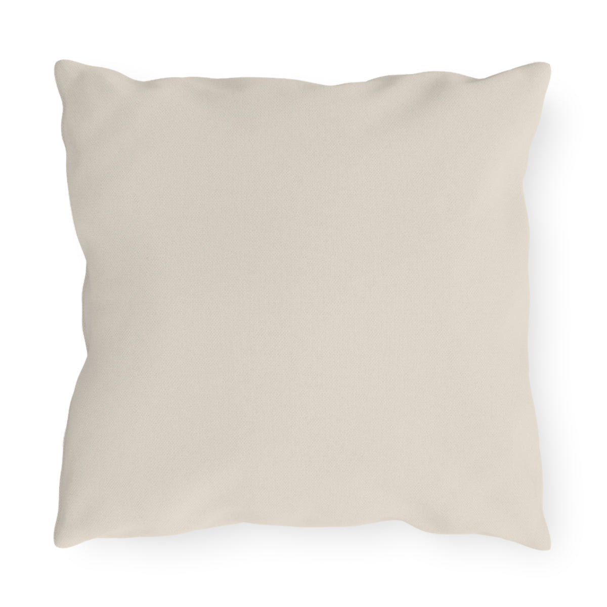 Outdoor Pillow — Neutral Beige Weatherproof Patio Cushion