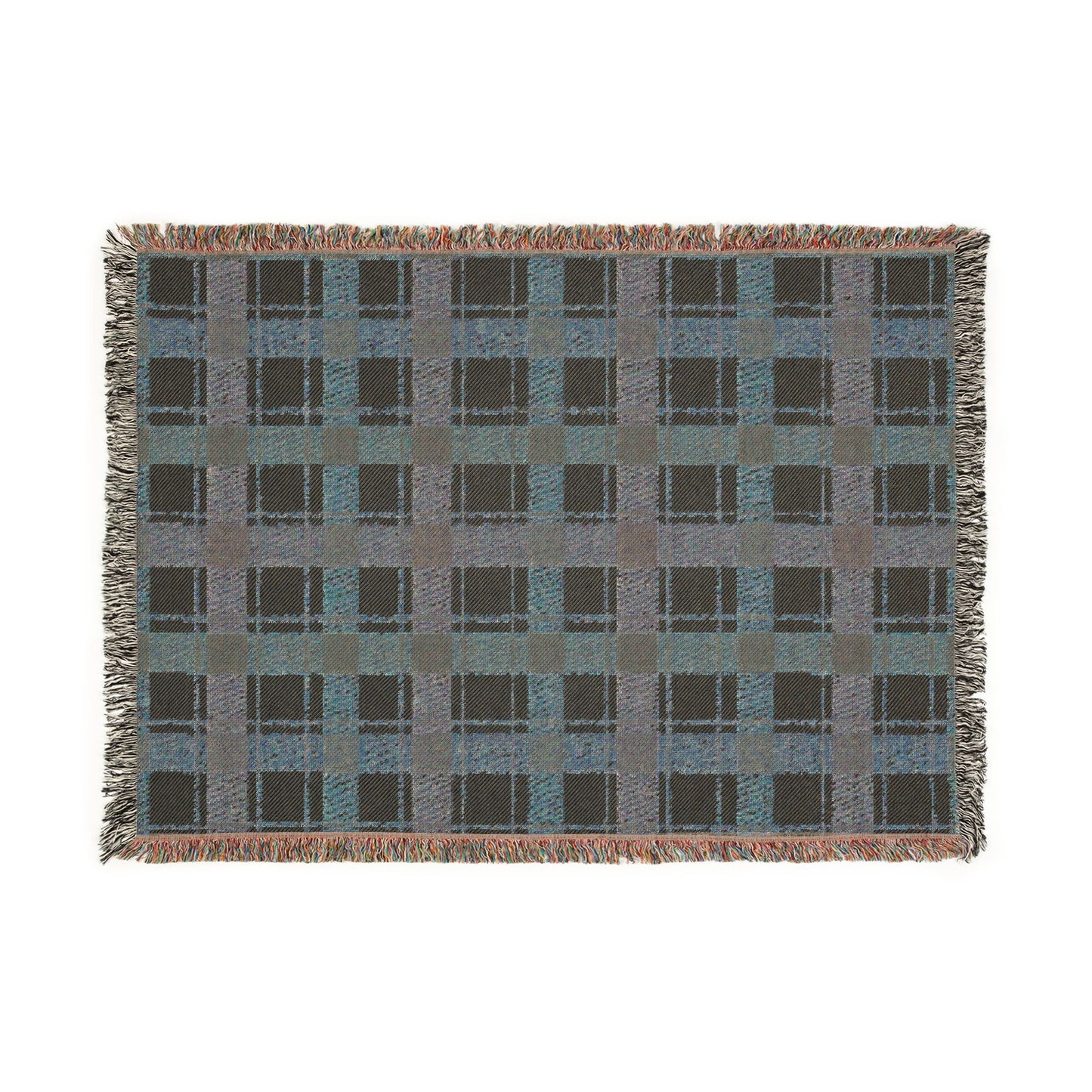 Autumn Plaid Woven Throw