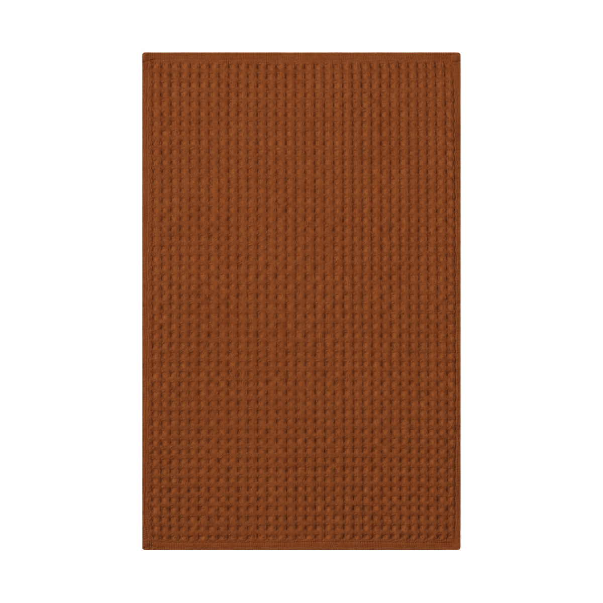 Burnt Orange Waffle Tea Towel