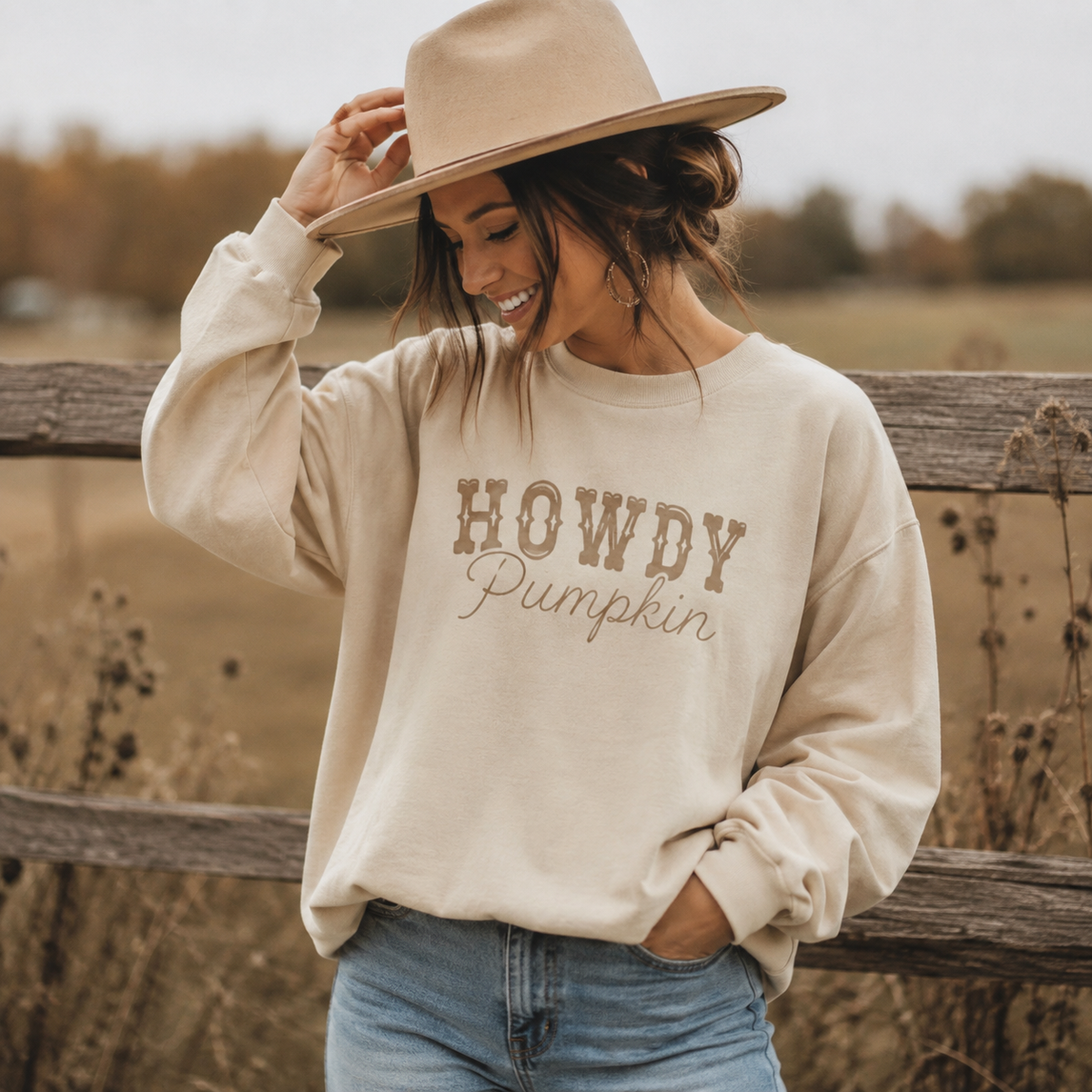 Howdy Pumpkin Sweatshirt