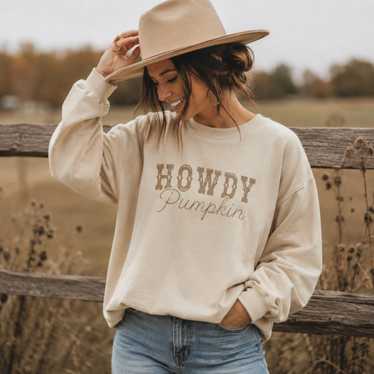 Howdy Pumpkin Sweatshirt
