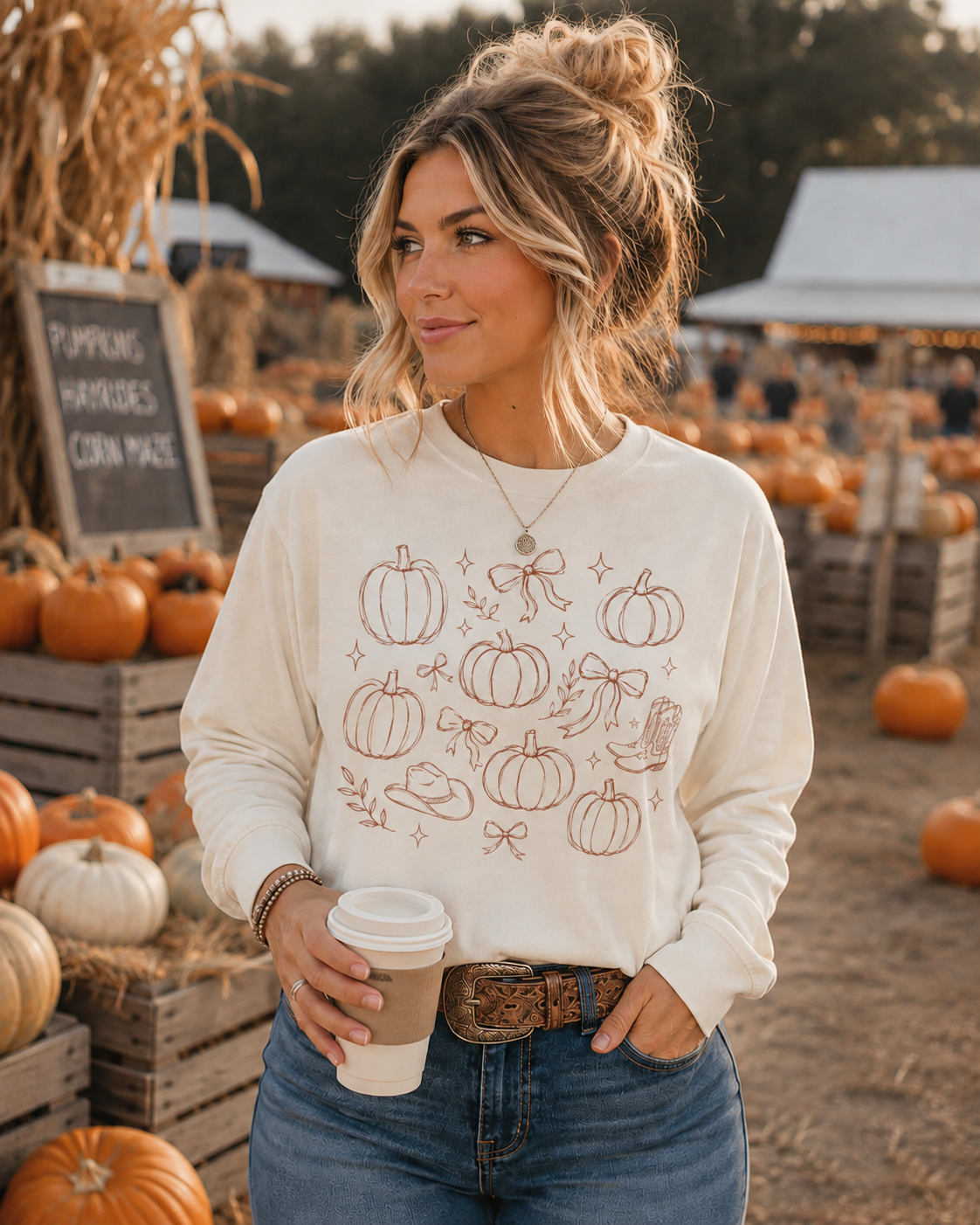 Pumpkin Patch Darling Long Sleeve