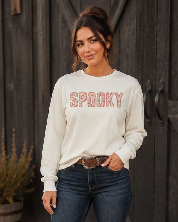 Spooky Western Long Sleeve Tee