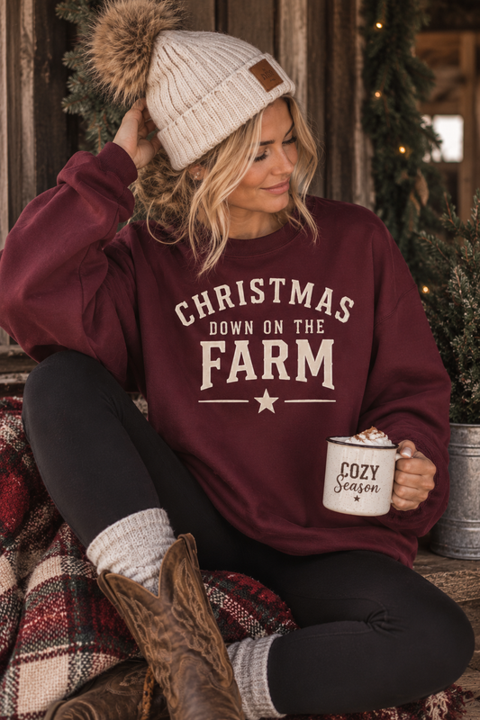 Christmas Down On The Farm Sweatshirt