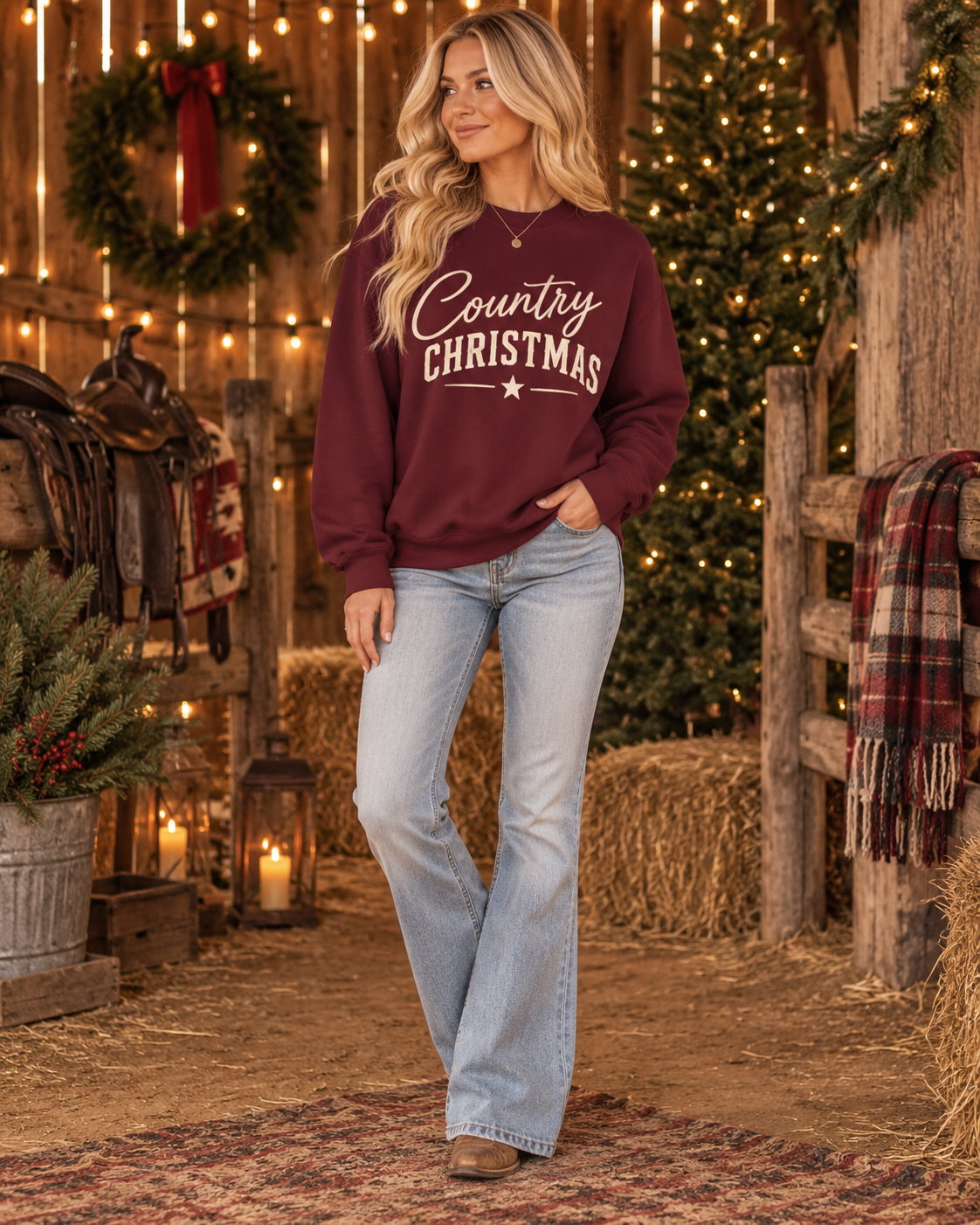 Country Christmas Sweatshirt