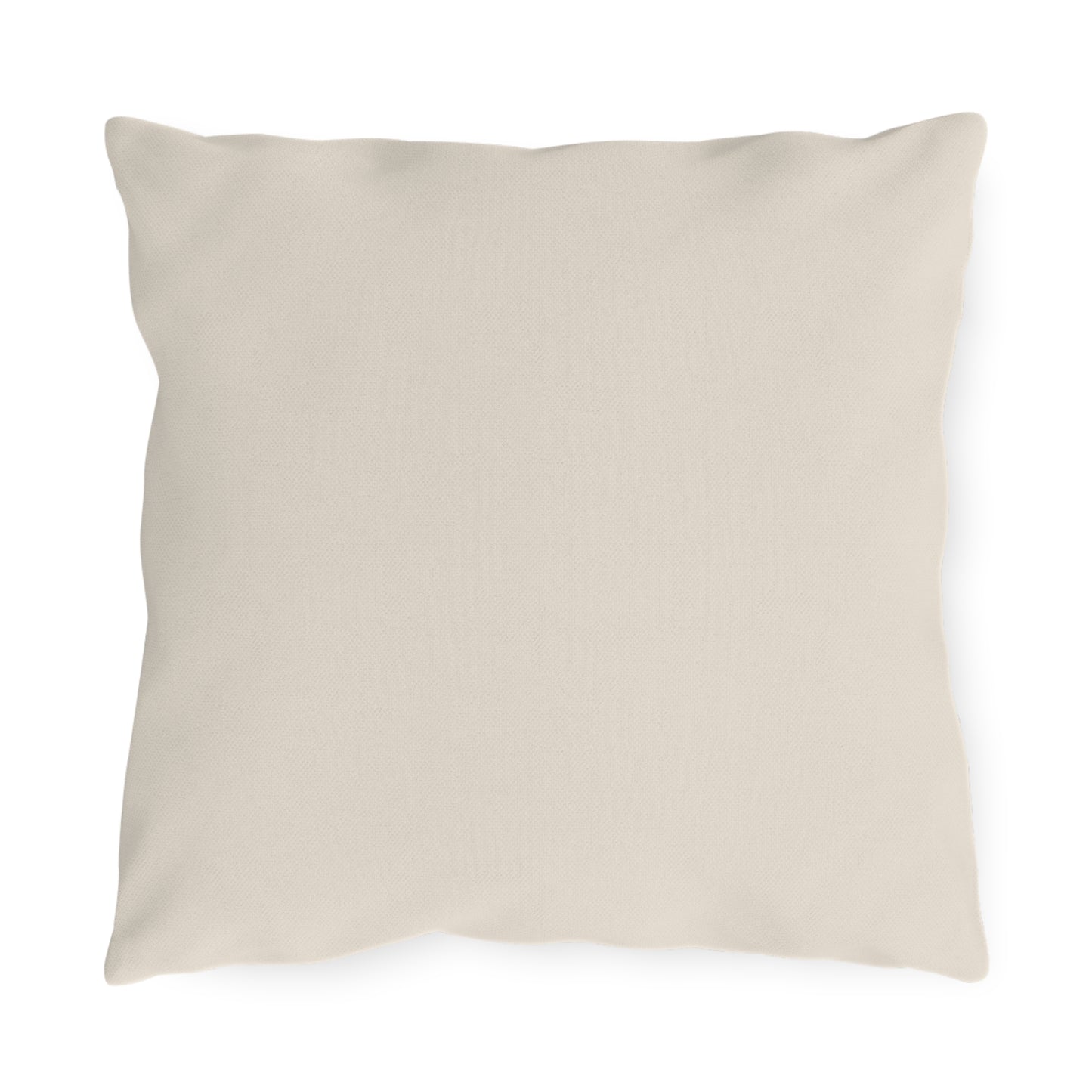 Outdoor Pillow — Neutral Beige Weatherproof Patio Cushion