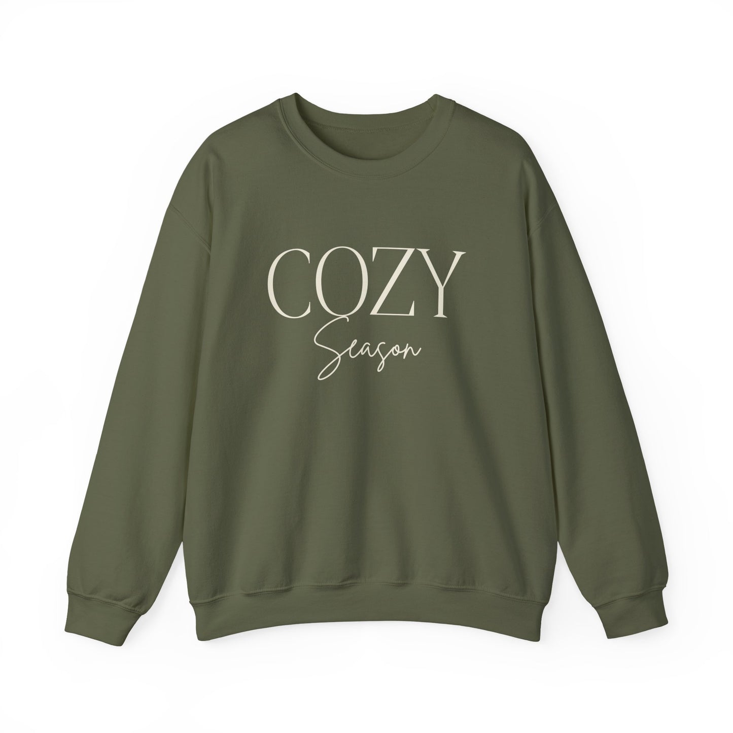 Cozy Season Cream Print Sweatshirt