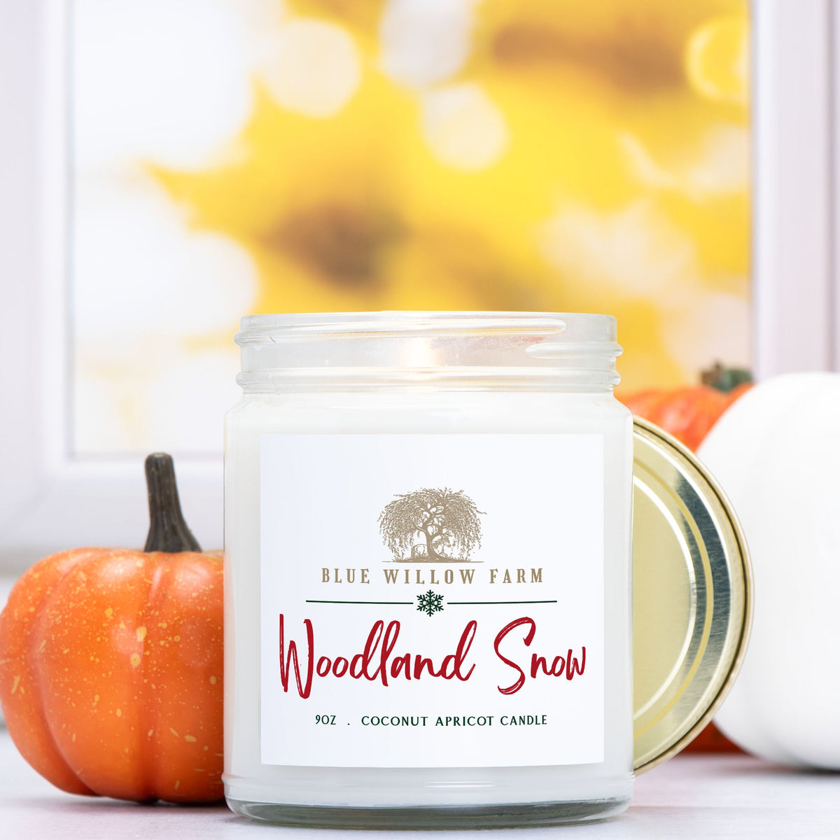 Woodland Snow Candle