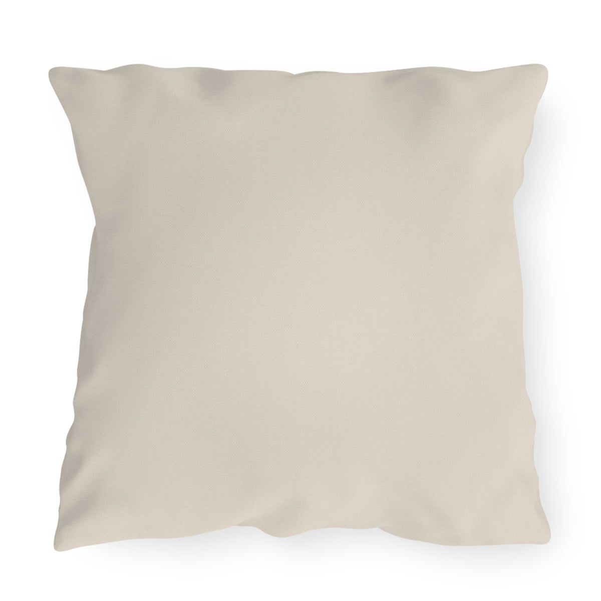 Outdoor Pillow — Neutral Beige Weatherproof Patio Cushion