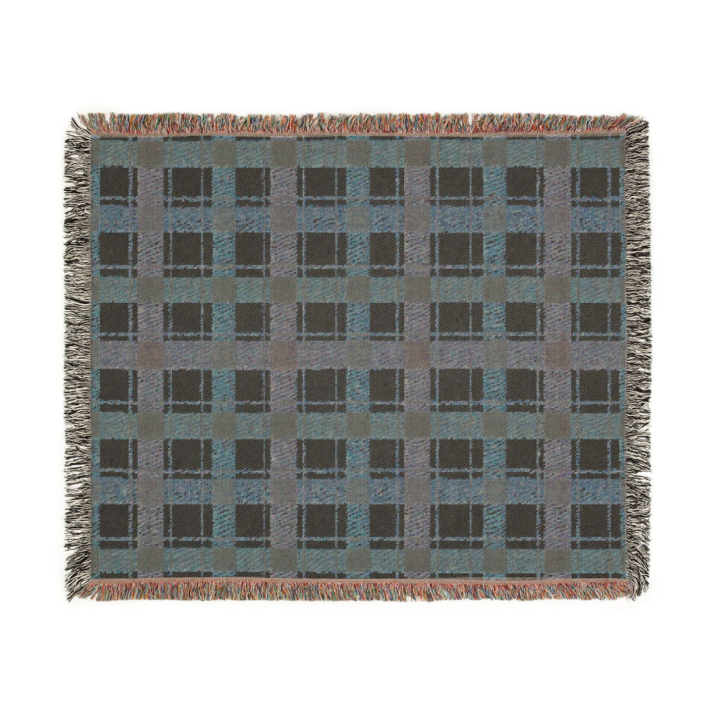 Autumn Plaid Woven Throw