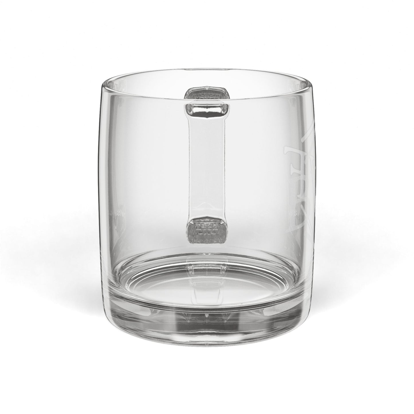 BWF Etched Glass Mug