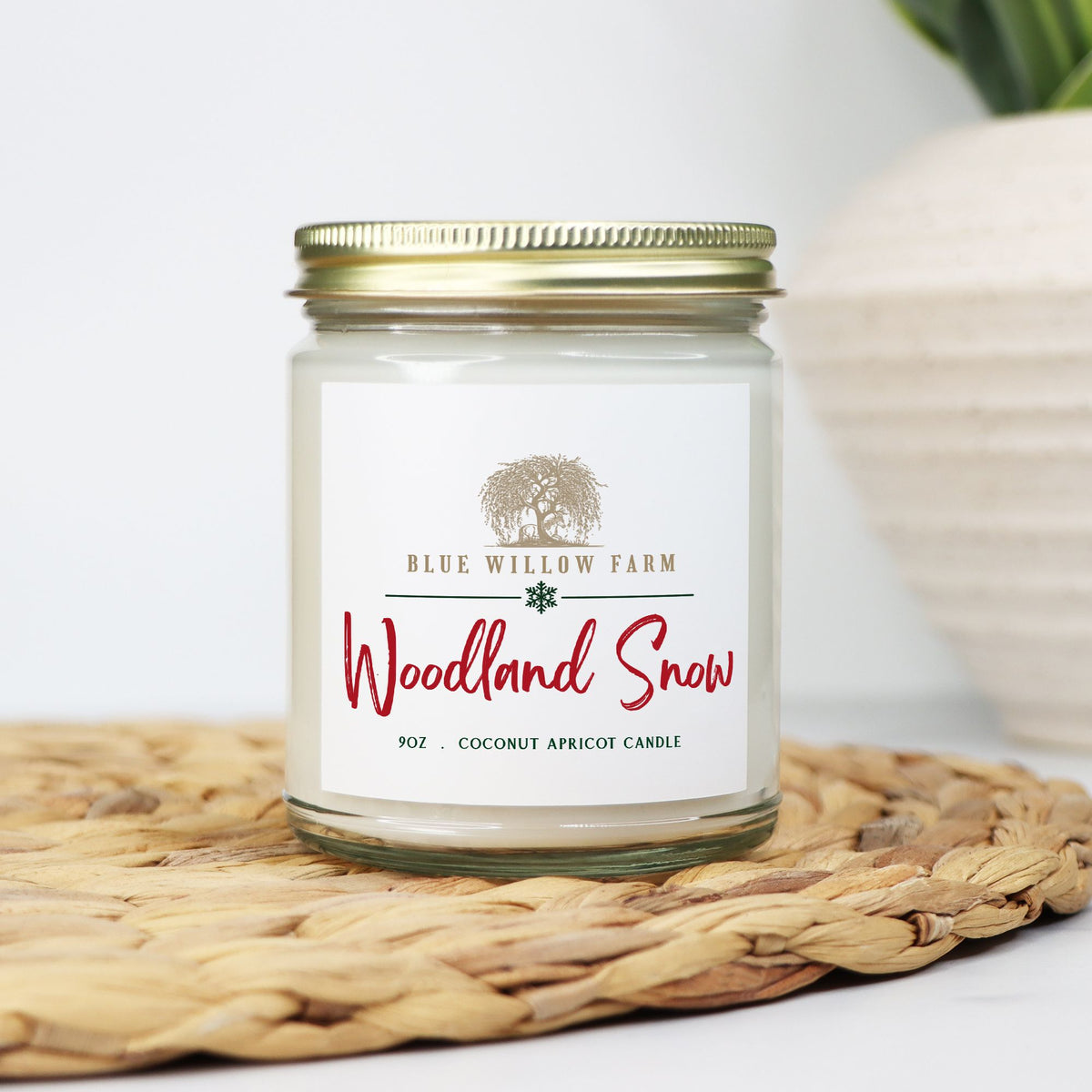 Woodland Snow Candle