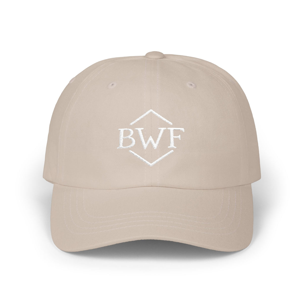 Embroidered BWF Brand Cap - Beige