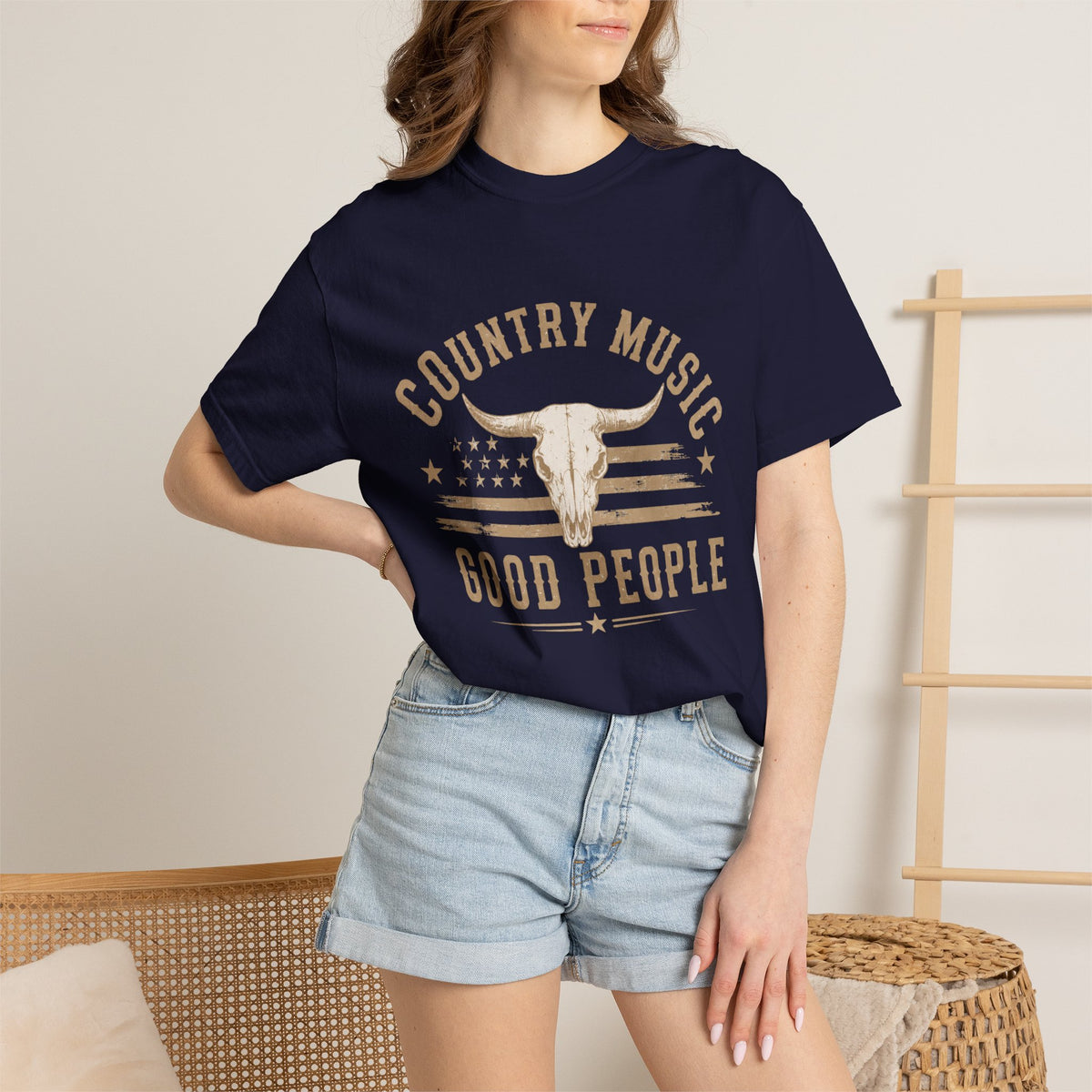 Unisex Longhorn Country Music Tshirt