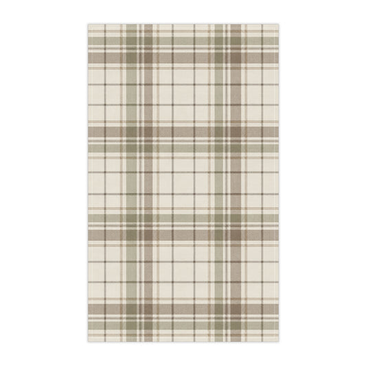 Willow Plaid Tea Towel
