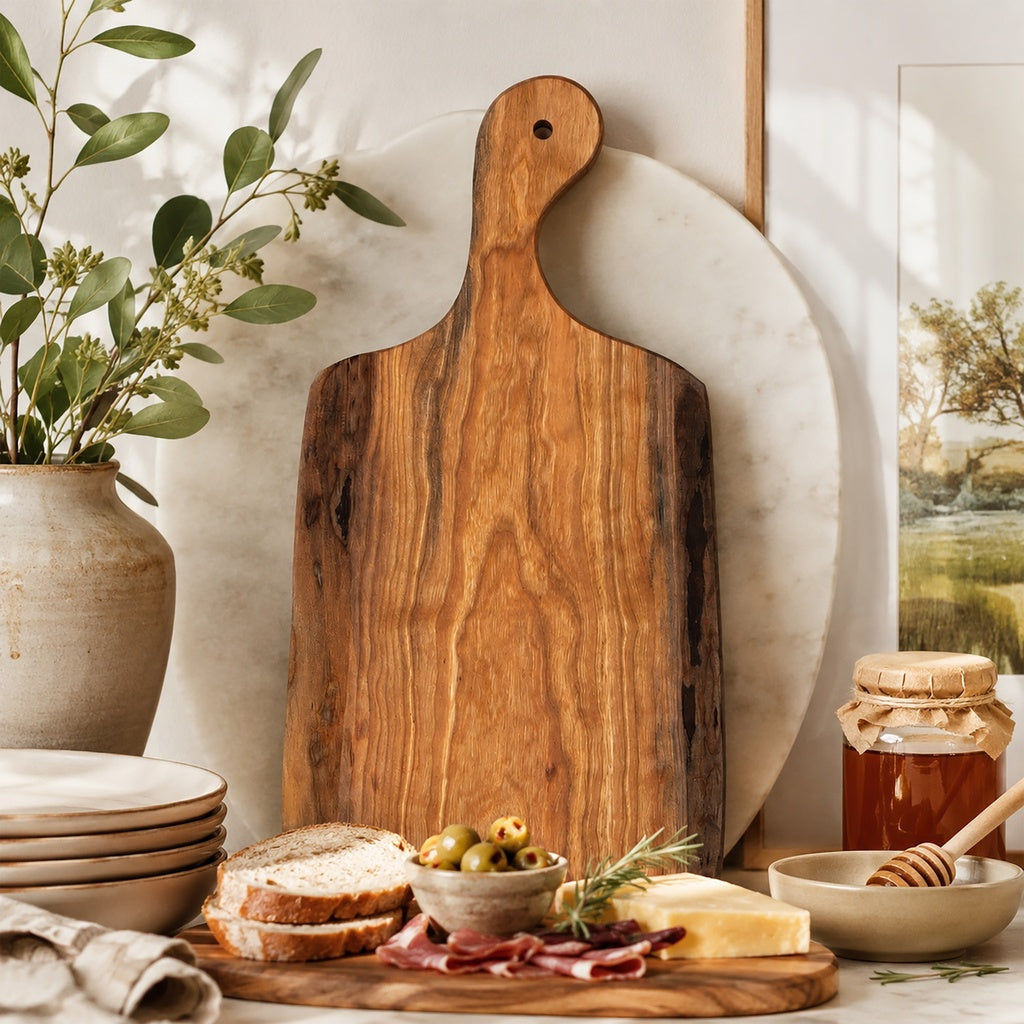 Live Edge Artisan Wood Serving Board